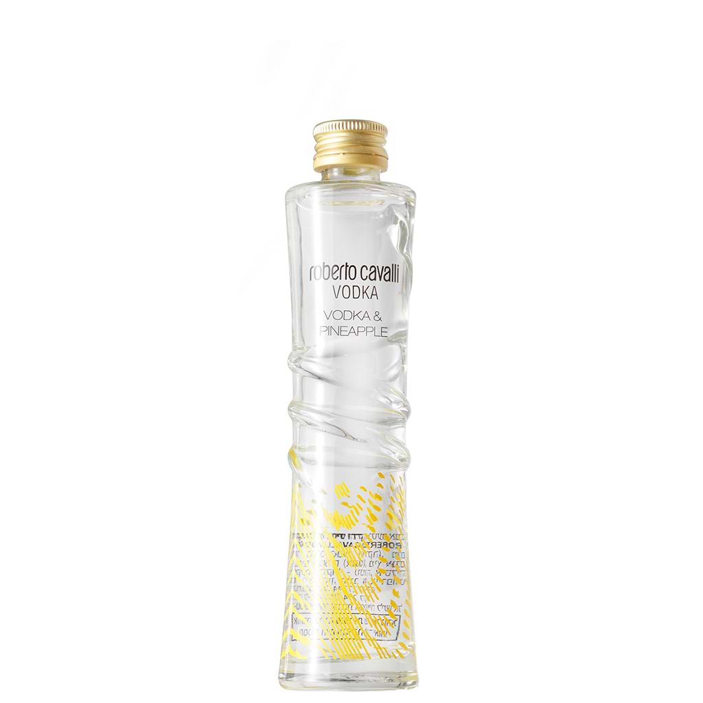 Roberto Cavalli Vodka Pineapple 30% 50ml - ROBERTO CAVALLI MINI - Duty Free
