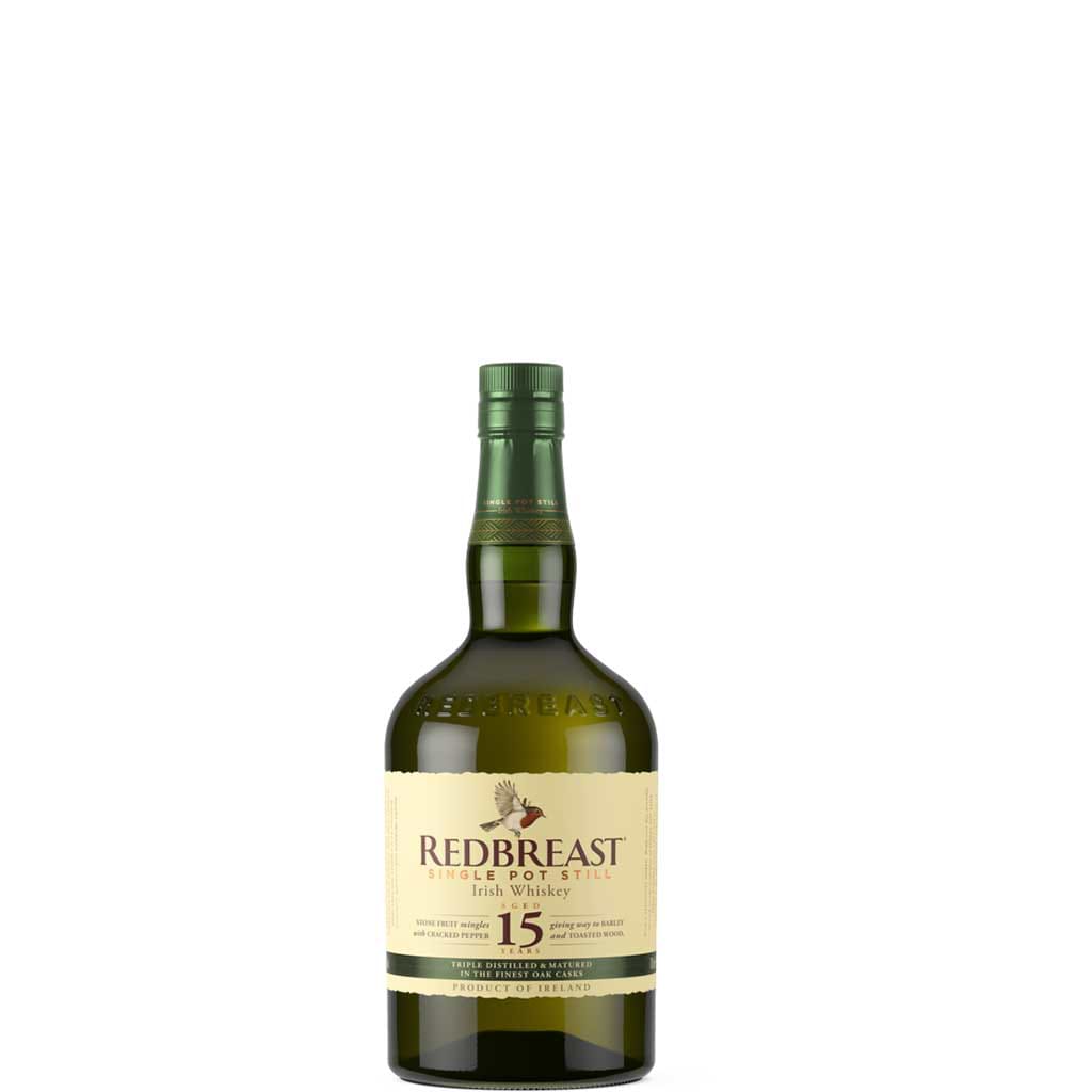 Redbreast Irish Whiskey Ireland 15 Year Old 40% 700ml - REDBREAST - Duty Free