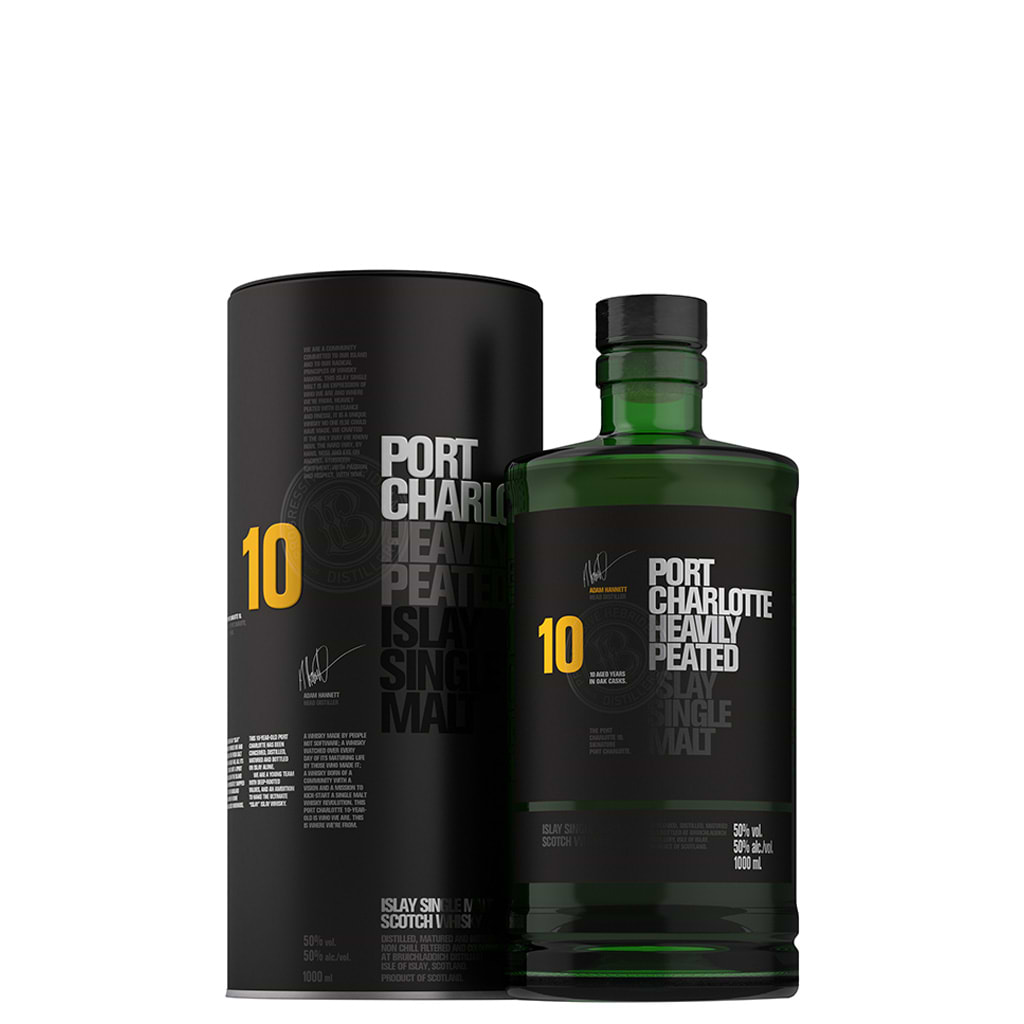 Bruichladdich Port Charlotte 10y 50% 1L - BRUICHLADDICH - Duty Free