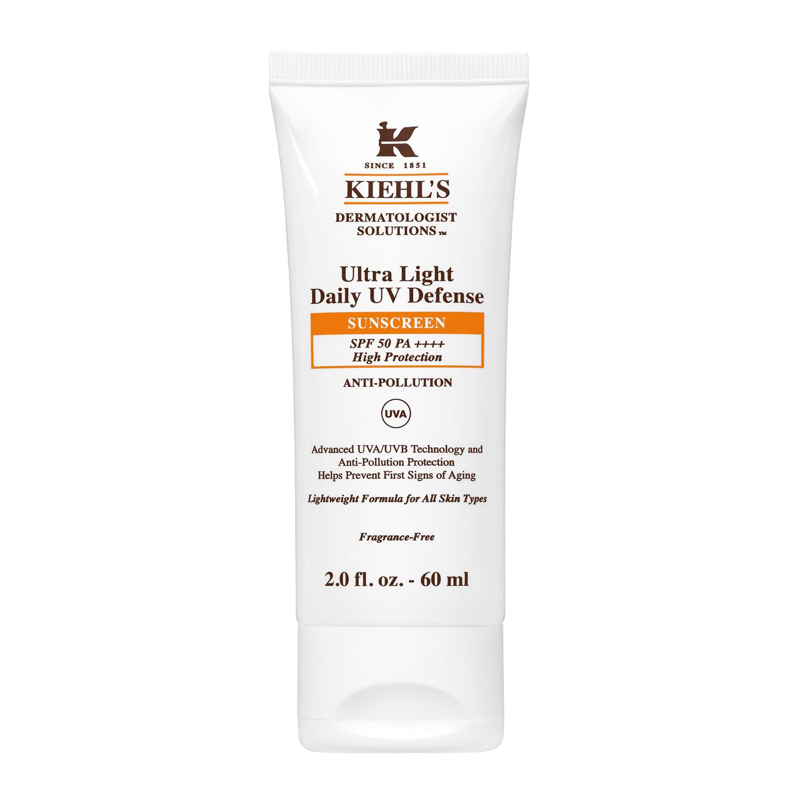 Kiehls Dermatologist Soluti Uv Def Antpol Spf50 60ml Eu/asia - KIEHLS - Duty Free