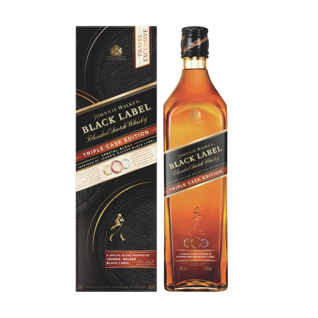 Johnnie Walker Black Label Triple Cask Edition 40% 1L - JOHNNIE WALKER - Duty Free