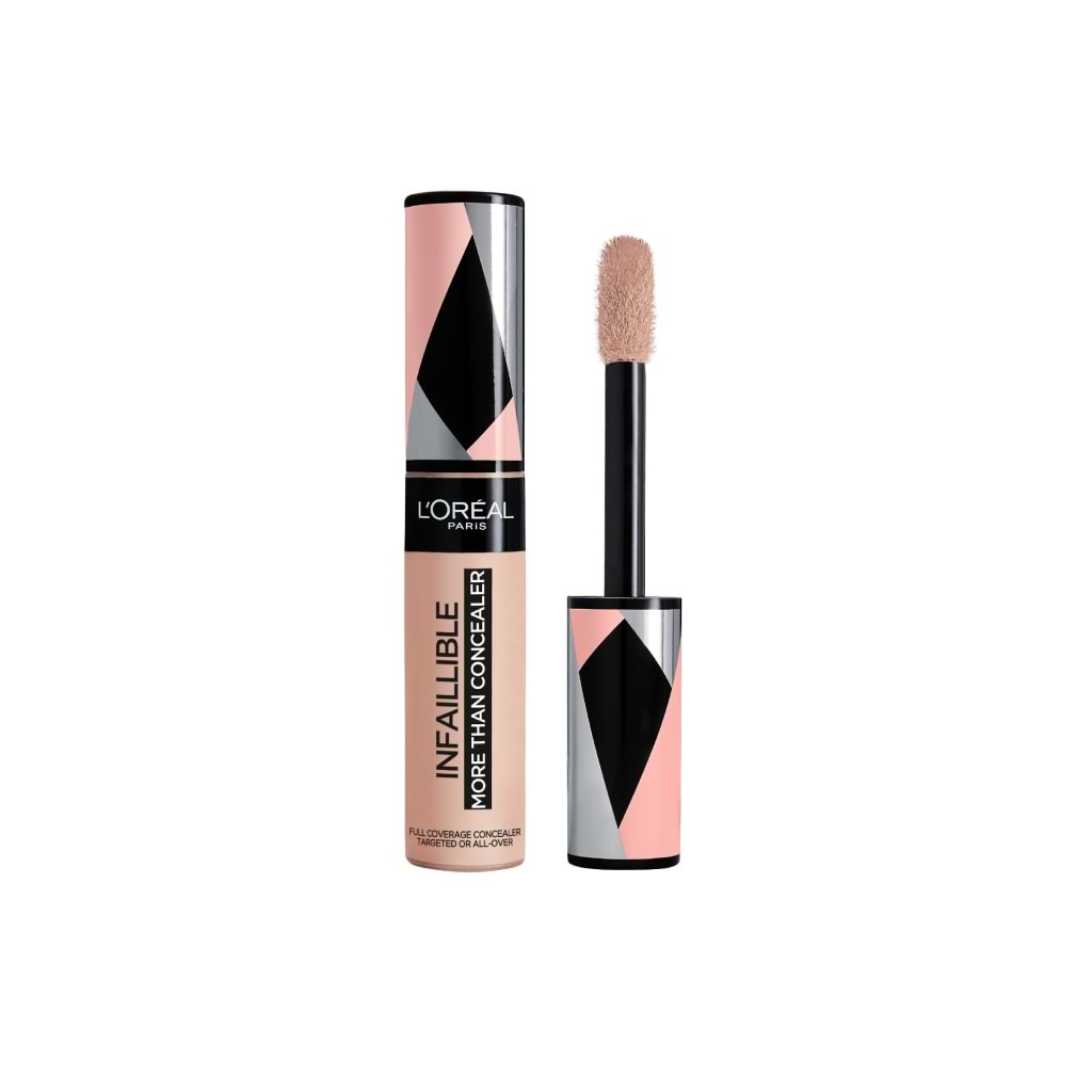 Loreal Paris Infallible Concealer - LOREAL PARIS - Duty Free - לא משנה מה הדאגה שלך; כתמים, עיגולים כהים, גוון עור לא אחיד, הקונסילר החדש שלנו יטפל בכולן. עם 25 גוונים תוכלו למצוא את הגוון המושלם להבהיר, לתקן ולהדגיש.