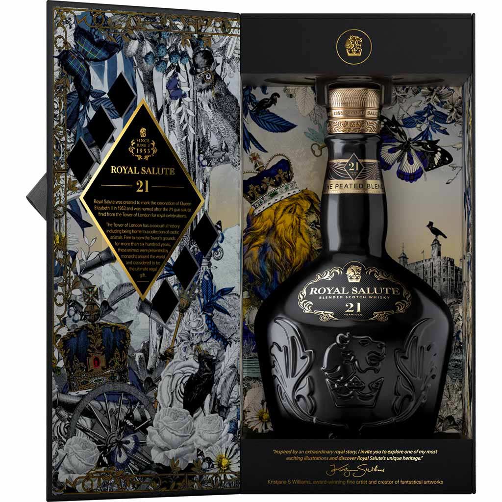 Royal Salute 21 Yo Peated Blend 40% 70oml Tr - ROYAL SALUTE - Duty Free
