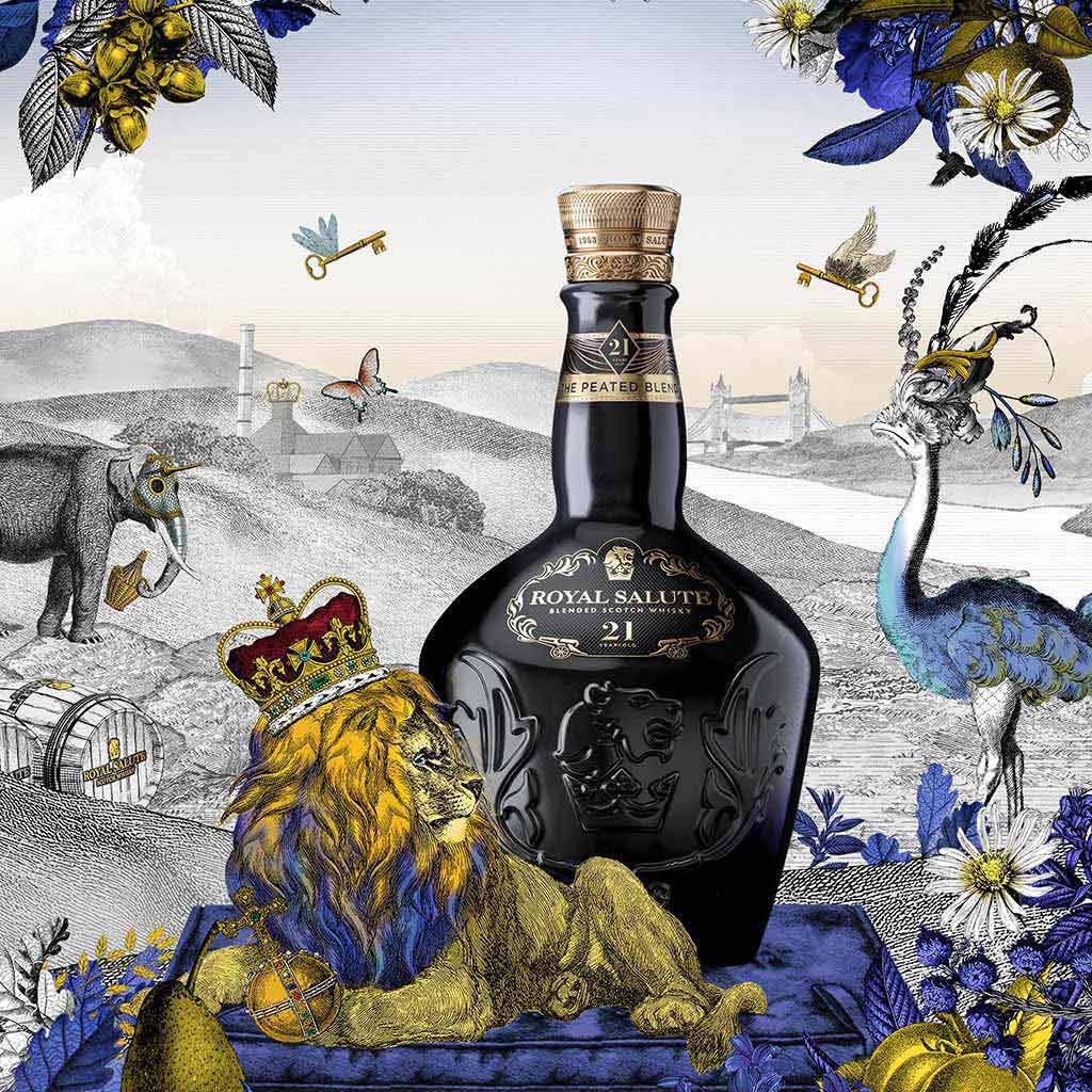 Royal Salute 21 Yo Peated Blend 40% 70oml Tr - ROYAL SALUTE - Duty Free