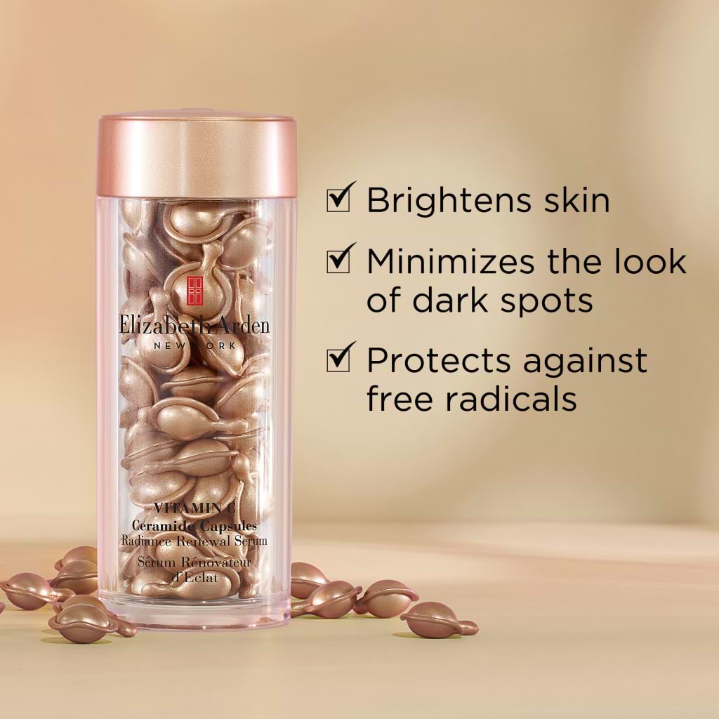 Elizabeth Arden Vitamin C Ceramide Capsules Radiance Renewal Serum 60-Piece - ELIZABETH ARDEN - Duty Free