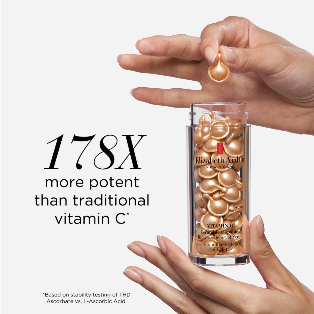 Elizabeth Arden Vitamin C Ceramide Capsules Radiance Renewal Serum 60-Piece - ELIZABETH ARDEN - Duty Free
