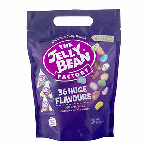 The Jelly Bean Factory 36 Flavours Sharing Bag 290g - THE JELLY BEAN FACTORY - Duty Free The Jelly Bean Factory 36 Flavours Sharing Bag 290g - THE JELLY BEAN FACTORY - Duty Free