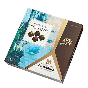 De Karina Assorted De Art Dark 16 Praline - DE KARINA - Duty Free De Karina Assorted De Art Dark 16 Praline - DE KARINA - Duty Free