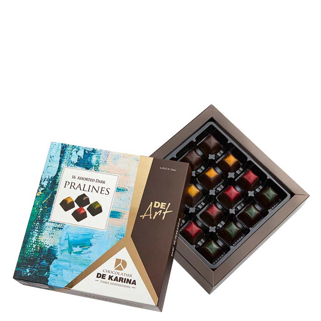 De Karina Assorted De Art Dark 16 Praline - DE KARINA - Duty Free