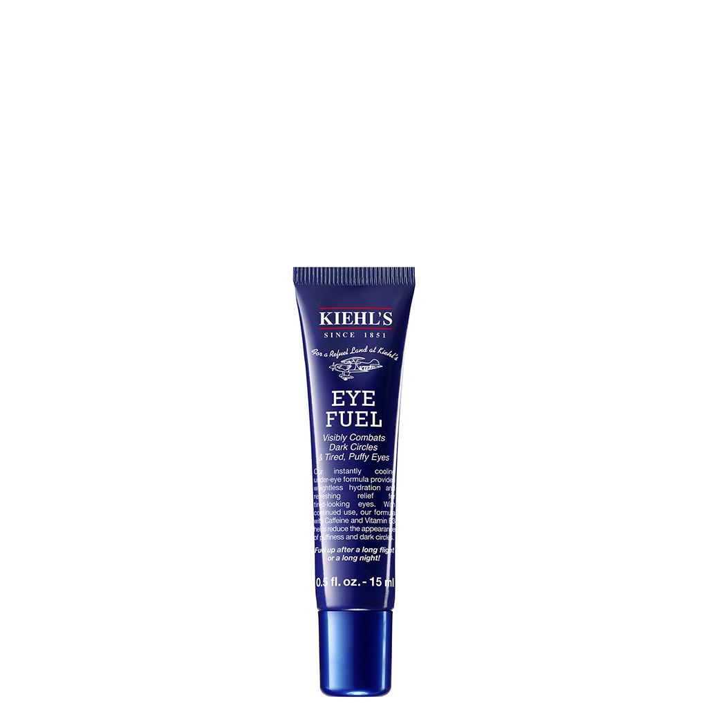 Kiehls Eye Fuel Eye Cream 15ml - KIEHLS - Duty Free - קרם עיניים לגברים המחייה עיניים עייפות עם קפאין וויטמין B3. קל משקל ומסייע בהפחתת המראה של עיגולים כהים. הפורמולה המקררת והמרעננת מעניקה הקלה מיידית.