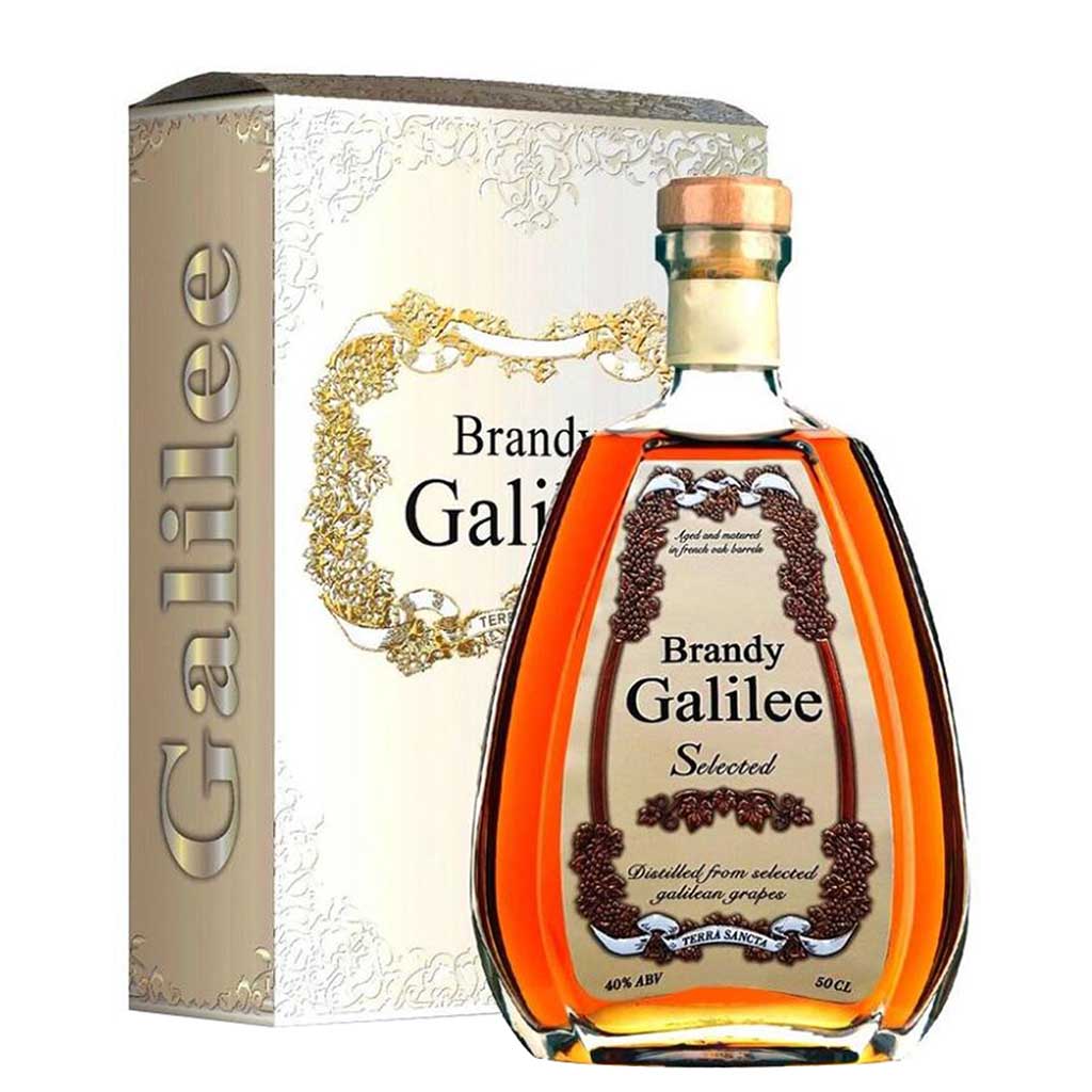 Brandy Galilee Selected Kosher 40% 500ml - KAWAR - Duty Free