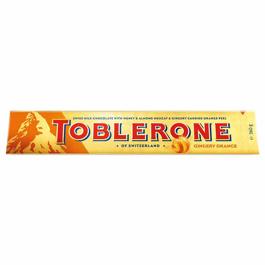 Toblerone Gingery Orange 360g - TOBLERONE - Duty Free