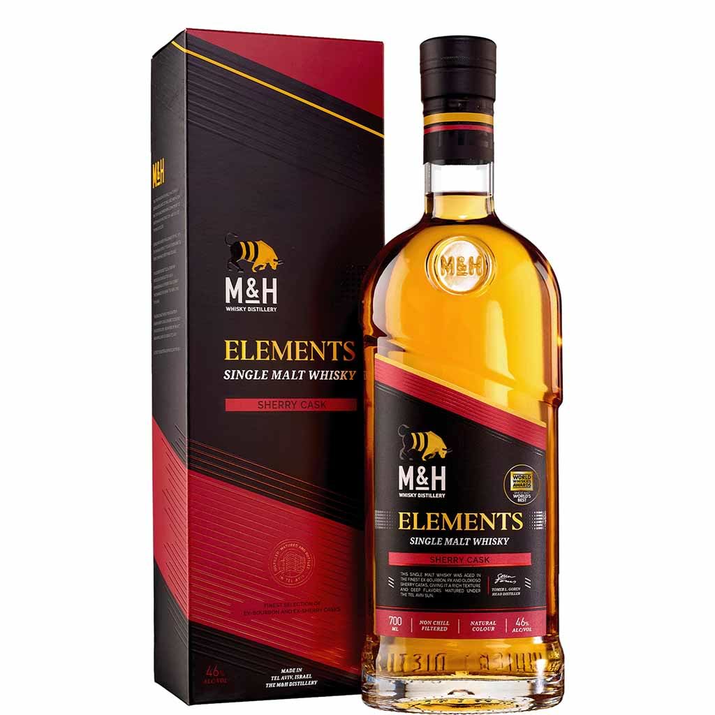 Milk and Honey Elements Sherry Cask Single Malt Whisky 46% 700ml - M&H - Duty Free
