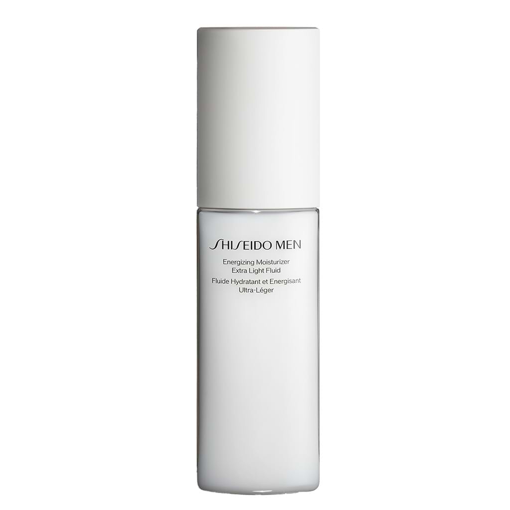 Shiseido Men Energizing Moisturizer Extra Light Fluid 100ml - SHISEIDO - Duty Free - מפחית את המראה של קווים עדינים, קהות ויובש. עוזר לקדם את הכוח המחייה של העור ולשמור על מאזן הלחות האופטימלי שלו.