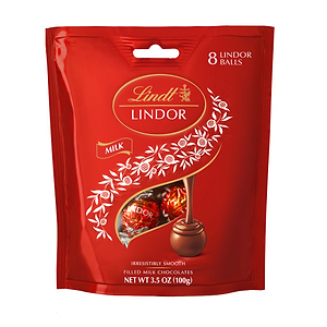 Lindor Milk Deluxe Bag 100g - LINDOR - Duty Free Lindor Milk Deluxe Bag 100g - LINDOR - Duty Free