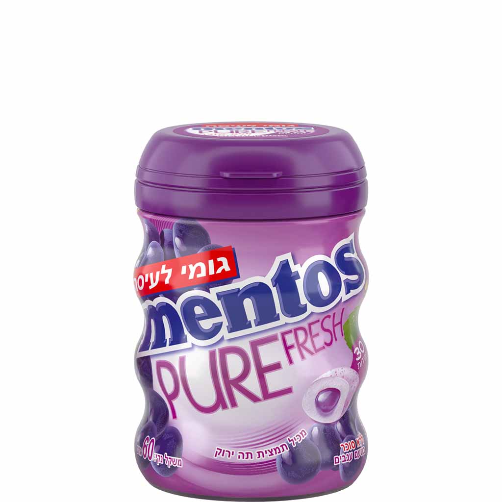 Mentos Pure Fresh Grapes 60g - MENTOS - Duty Free