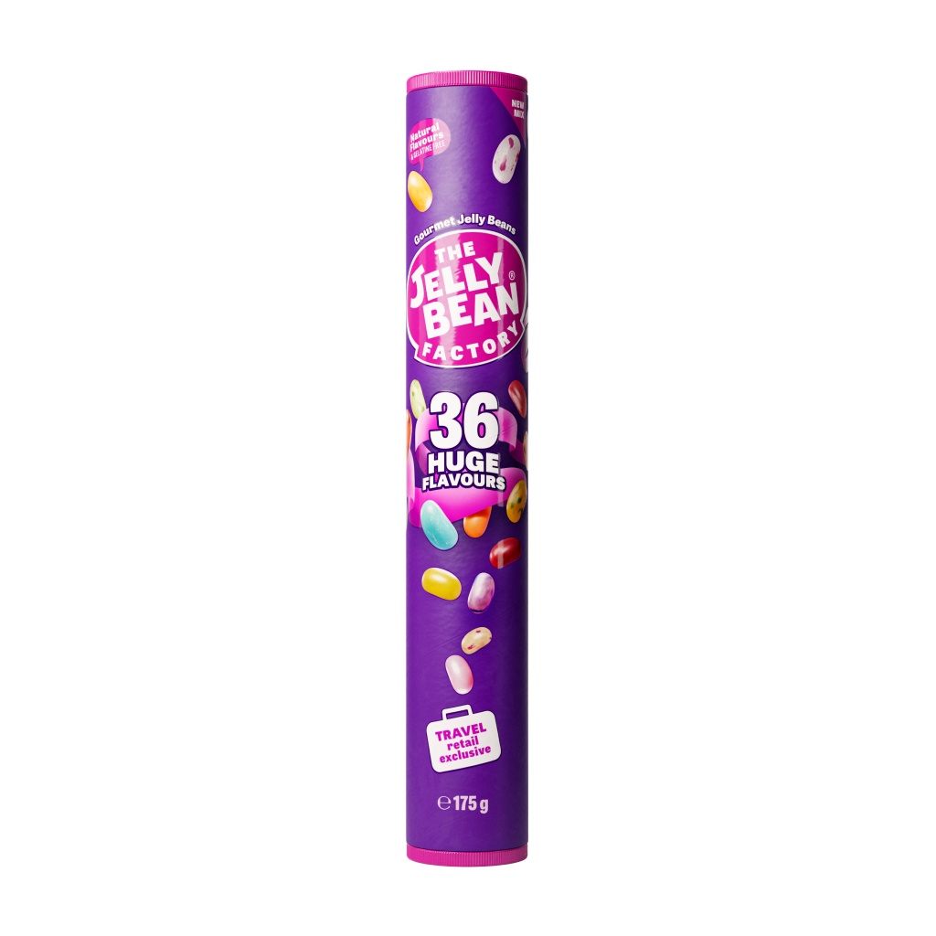 The Jelly Bean Factory 36 Mix Tube 175g - THE JELLY BEAN FACTORY - Duty Free