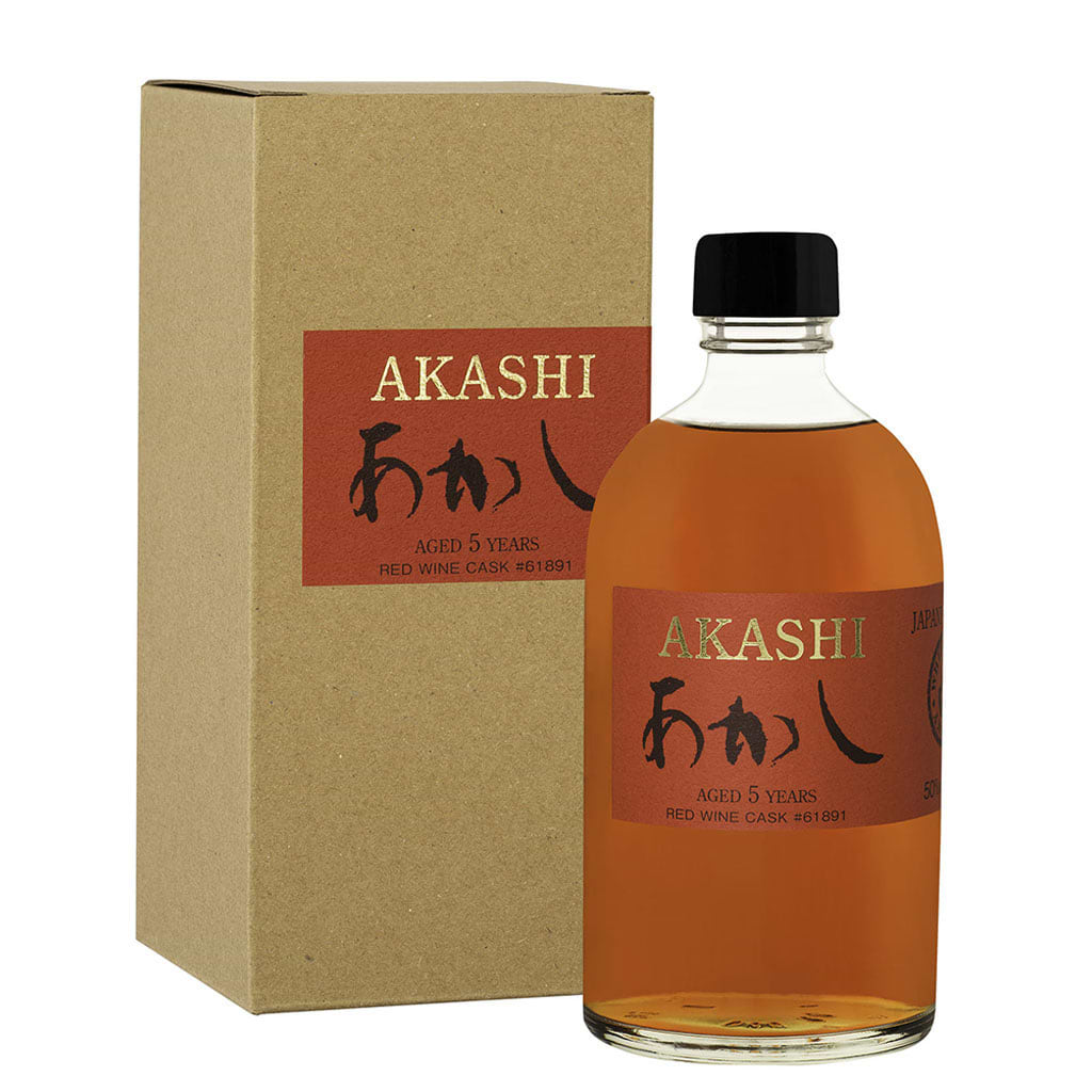 Akashi Red Wine Cask 5yo 50% 500ml - AKASHI - Duty Free
