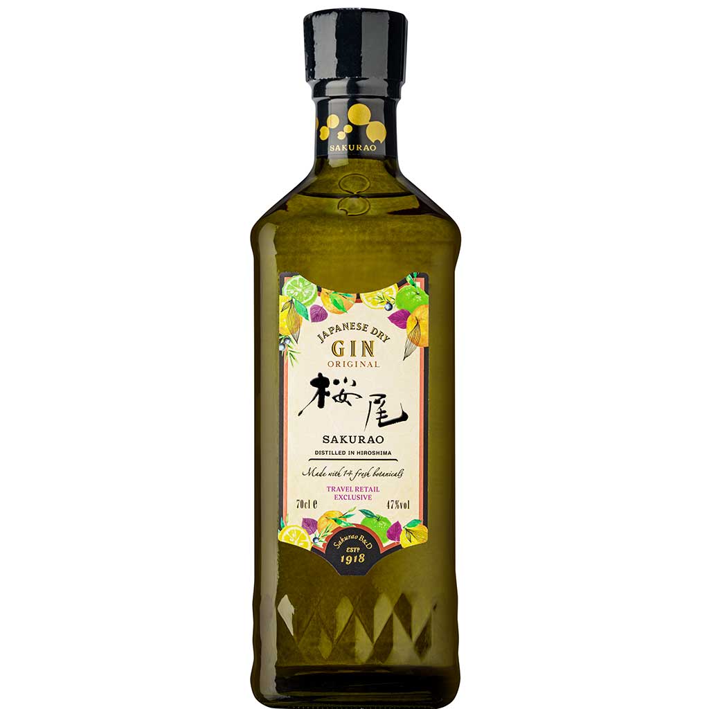 Sakurao Original Gin 47% 700ml - SAKURAO - Duty Free