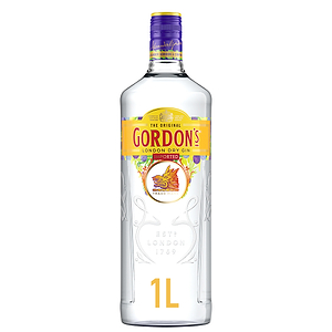 Gordons Dry Gin 37.5% 1L - Duty Free Gordons Dry Gin 37.5% 1L - Duty Free