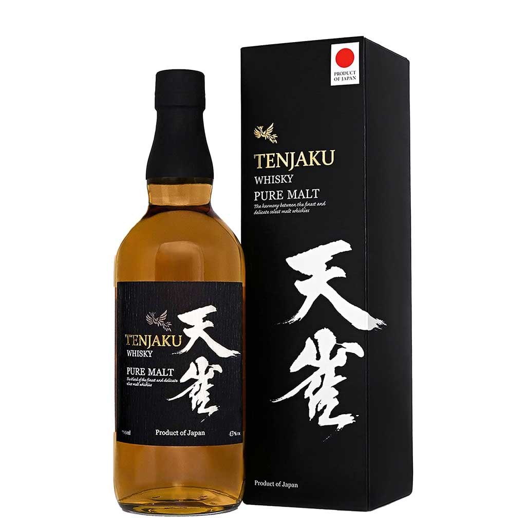 Tenjaku Japanese Whisky Pure Malt Gift Box 43% 700ml - TENJAKU - Duty Free
