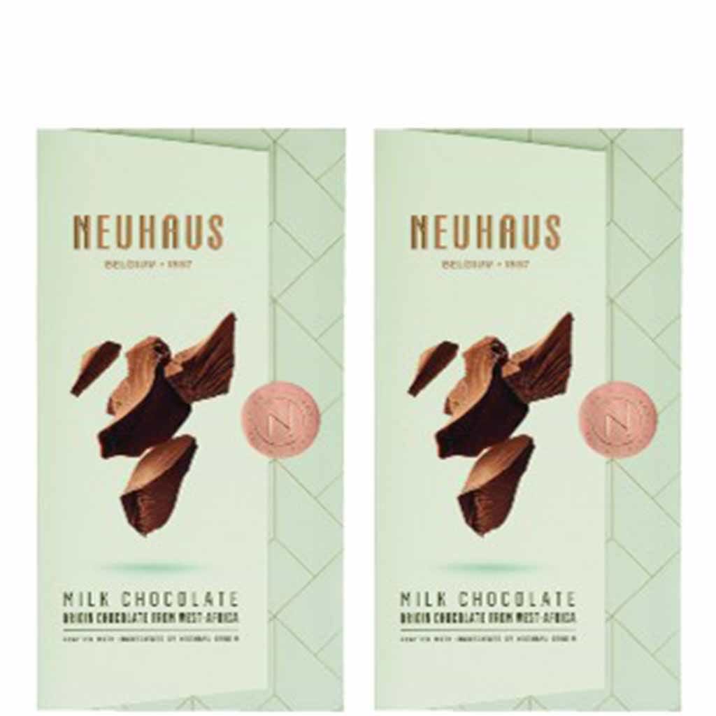 Neuhaus Set Tablet Milk 35% 2x100g - NEUHAUS - Duty Free