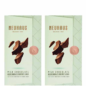 Neuhaus Set Tablet Milk 35% 2x100g - NEUHAUS - Duty Free Neuhaus Set Tablet Milk 35% 2x100g - NEUHAUS - Duty Free