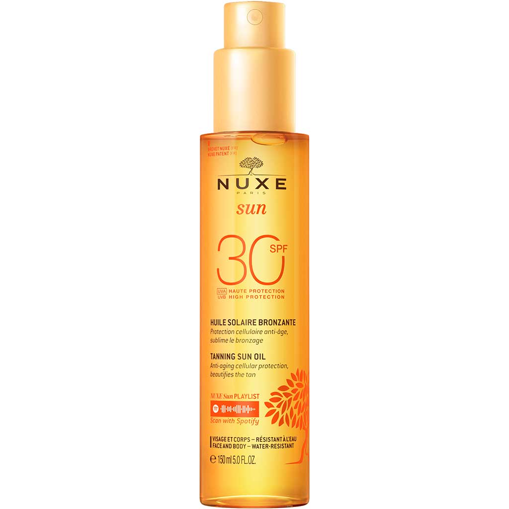 Nuxe Sun - Tanning Sun Oil High Protection SPF30 Face &amp; Body 150ml - NUXE - Duty Free
