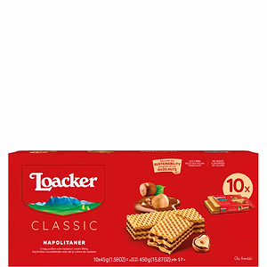 Loacker Classic Napolitaner 45x10g - LOACKER - Duty Free Loacker Classic Napolitaner 45x10g - LOACKER - Duty Free