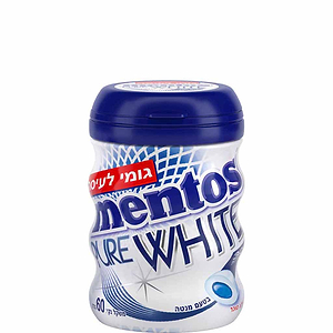 Mentos Pure White Mint 60g - MENTOS - Duty Free Mentos Pure White Mint 60g - MENTOS - Duty Free