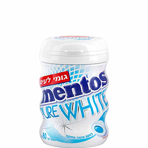 Mentos Pure White Sweet Mint 60g - MENTOS - Duty Free Mentos Pure White Sweet Mint 60g - MENTOS - Duty Free