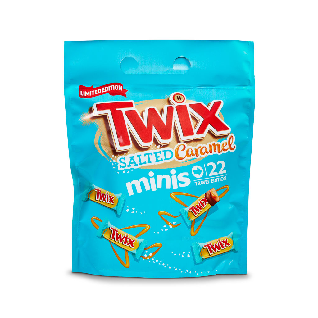 Twix Minis Salted Carmel Pouch 440g - TWIX - Duty Free
