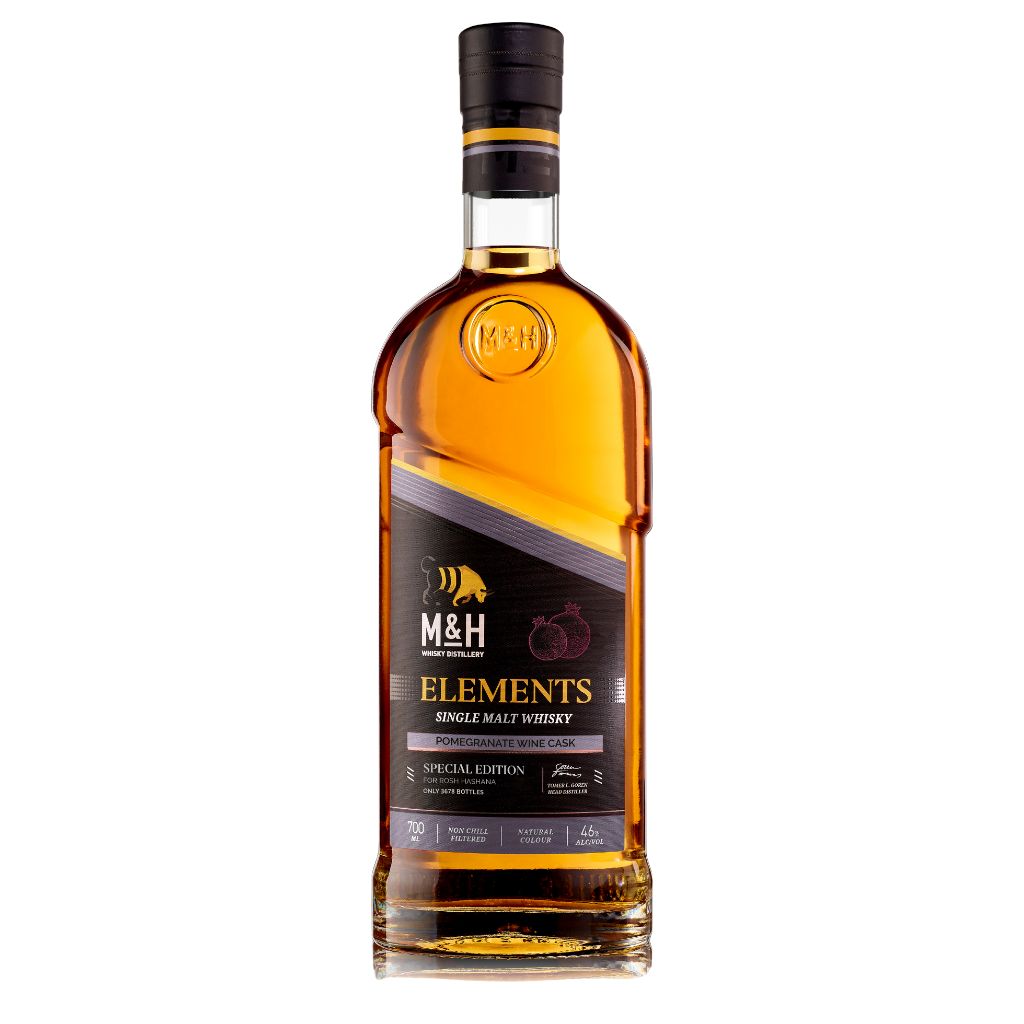 Milk and Honey Elements Pomegranate Wine Cask Single Malt Whisky 46% 700ml - M&H - Duty Free