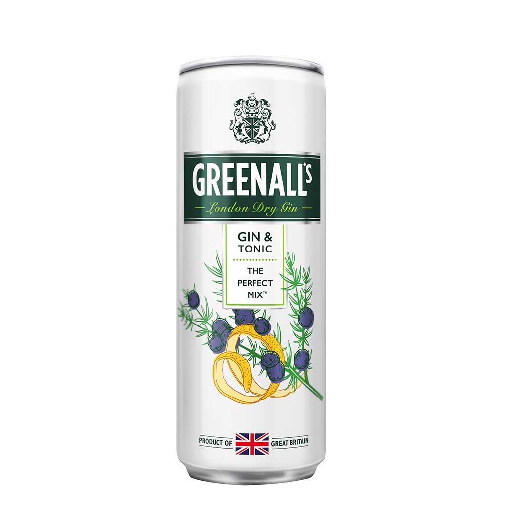 Greenall's Gin&tonic 5% 250ml -  Duty Free