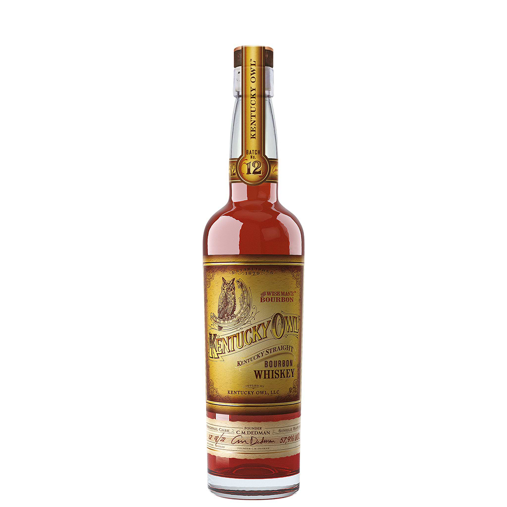 Kentucky Straight Bourbon Whiskey Batch #12  57.9% 700ml - KENTUCKY OWL - Duty Free