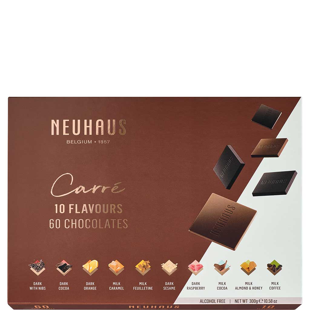 Neuhaus Carre 10 Flavours 60pc 300g - NEUHAUS - Duty Free