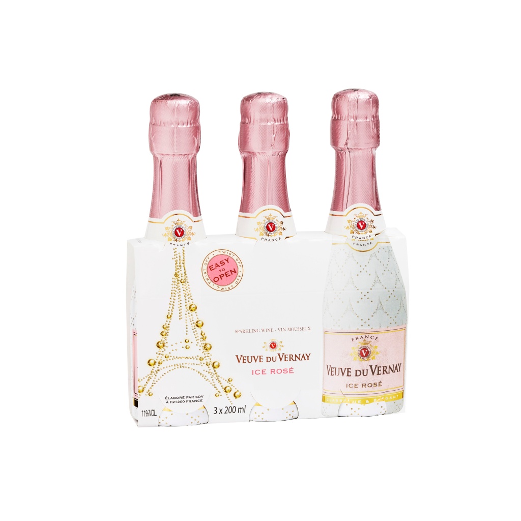 Veuve Du Vernay Ice Rose 11% 3x200ml - VEUVE DU VERNAY - Duty Free