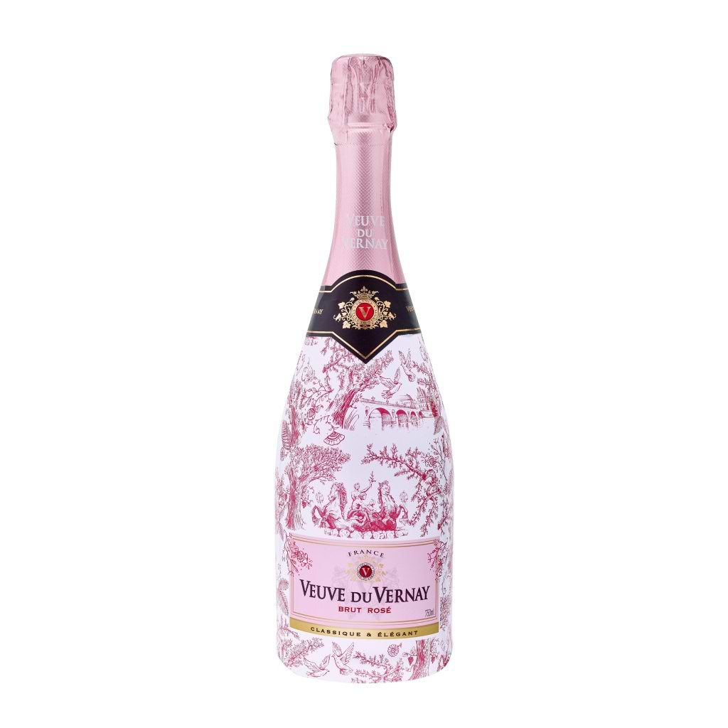 Veuve Du Vernay Rose Toile De Jouy 11.5% 750ml - VEUVE DU VERNAY - Duty Free