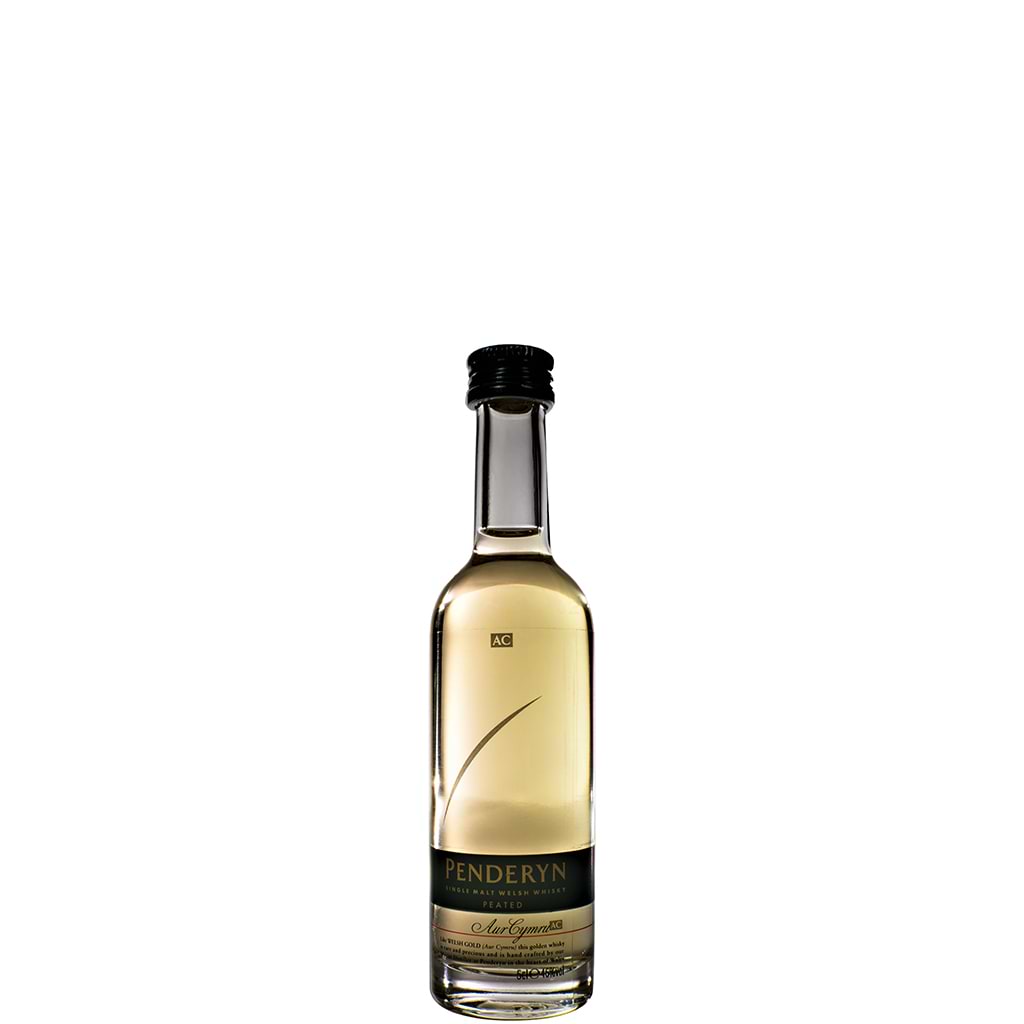 Penderyn Peated Single Malt Whisky 46% 50ml - PENDERYN MINI - Duty Free