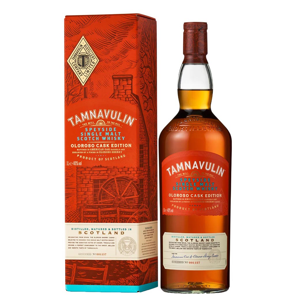 Tamnavulin Oloroso C 40% 1L Gift Pack - TAMNAVULIN - Duty Free