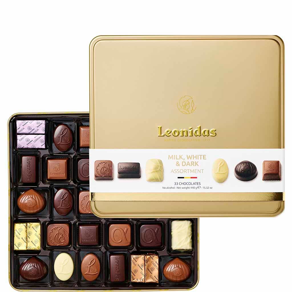 Leonidas Heritage Box Premium 33pc 440g - LEONIDAS - Duty Free