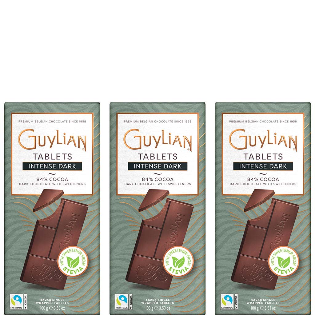 Guylian Set Chocolate Dark 84% With Sweeteners X3 (4x25) - GUYLIAN - Duty Free