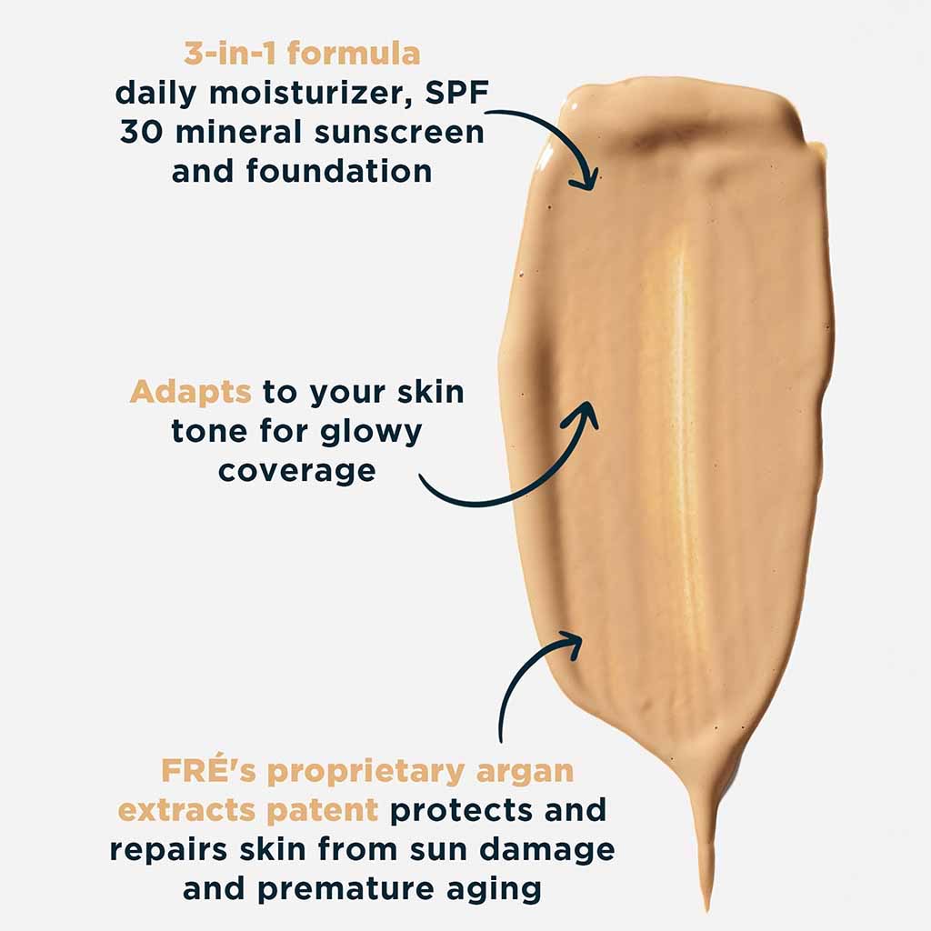 FRE Glow Me + Tinted Mineral SPF 30 (Medium Deep) 50ml - FRE' - Duty Free