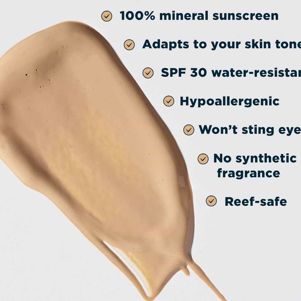 FRE Glow Me + Tinted Mineral SPF 30 (Medium Deep) 50ml - FRE' - Duty Free