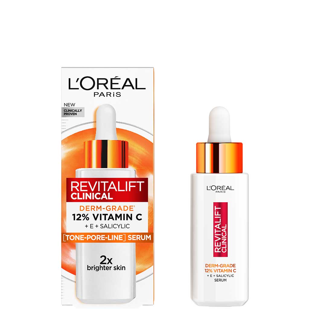 Loreal Paris Revitalift Clinical 12% Pure Vitamin C Face Serum 30ml - LOREAL PARIS - Duty Free