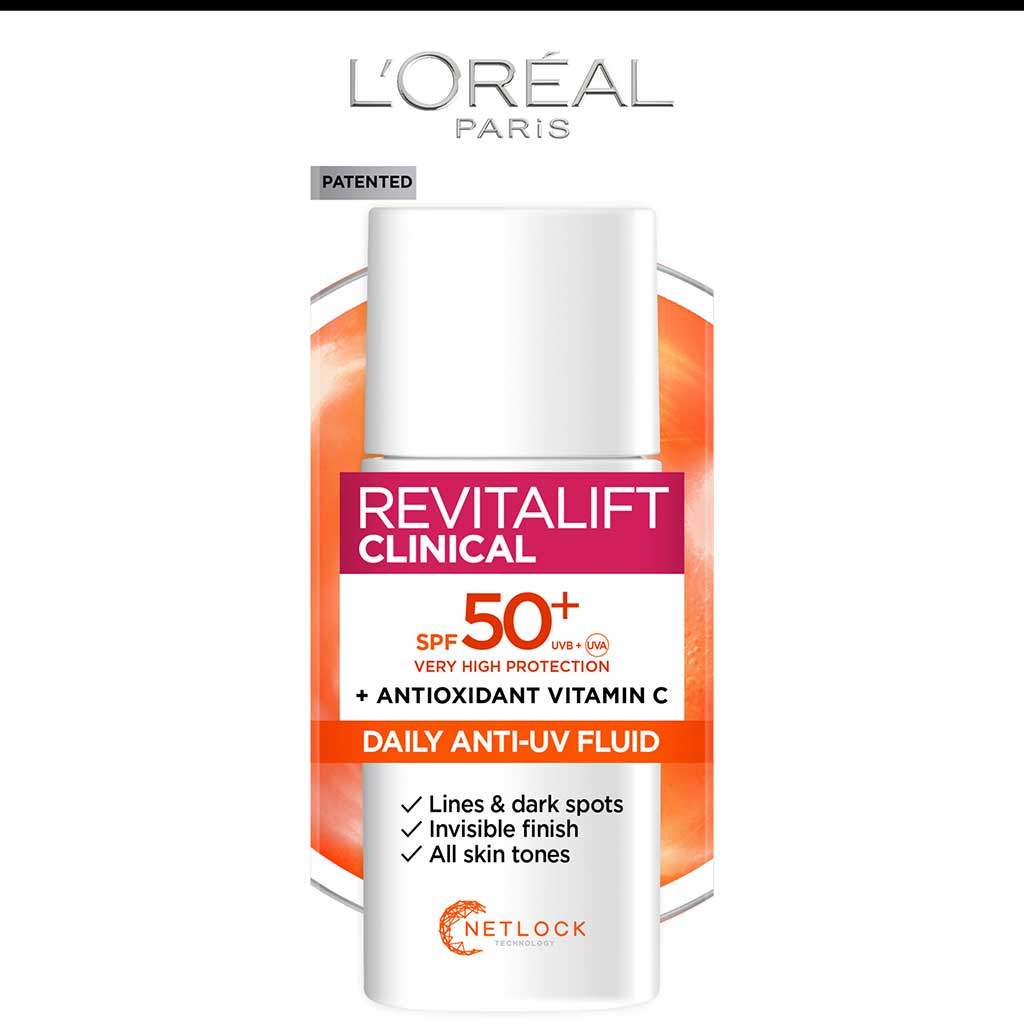 Loreal Paris Revitalift Clinical Facecream Spf 50+ Vc 50ml - LOREAL PARIS - Duty Free