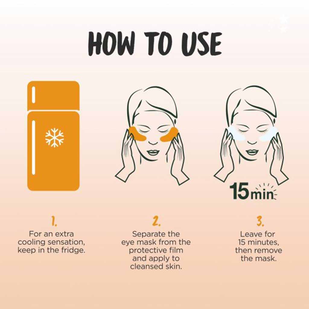 Garnier Skinactive Moisture Bomb Orange Juice &amp; Hyaluronic Acid Eye Mask 1unit - GARNIER - Duty Free