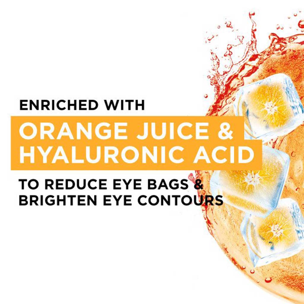 Garnier Skinactive Moisture Bomb Orange Juice &amp; Hyaluronic Acid Eye Mask 1unit - GARNIER - Duty Free