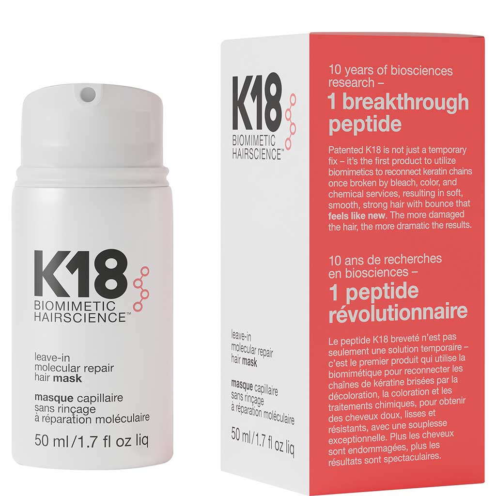 K18 Leave-in Molecular Repair Hair Mask 50ml - K18 - Duty Free