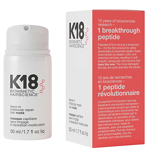 K18 Leave-in Molecular Repair Hair Mask 50ml - K18 - Duty Free K18 Leave-in Molecular Repair Hair Mask 50ml - K18 - Duty Free